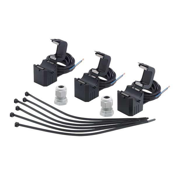 Current transformer divisible, 250/1A 0.2VA Class 1, set 3 pcs (ME 132) image 1