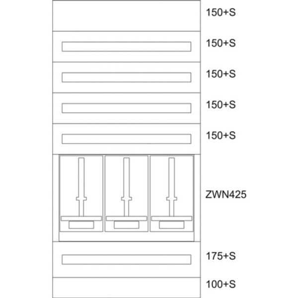 BP-U-3S-TN-800/15-3Z Eaton xEnergy Basic meter cabinet equipped image 1