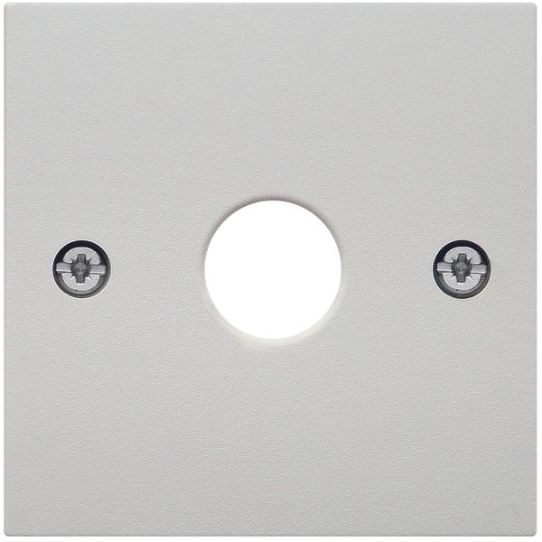 Centre plate for aerial socket 1-hole, S.1/B.3/B.7, polar white matt image 3