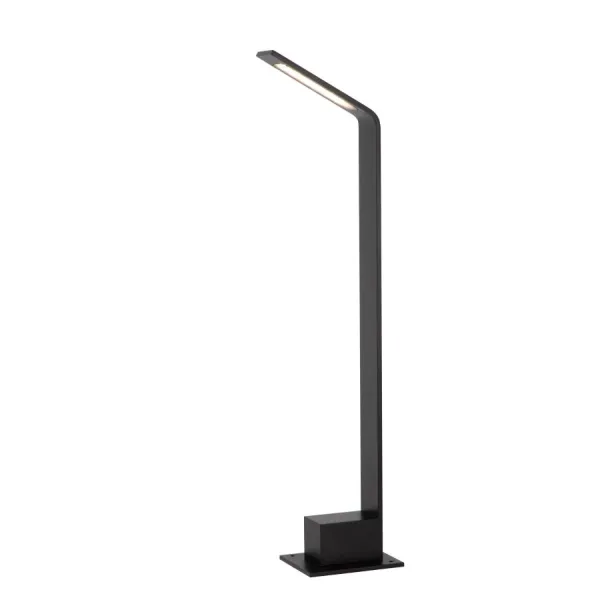 Lucide LAWFORD - Pedestal lamp - LED - 1x6W 3000K - IP54 - Black image 1