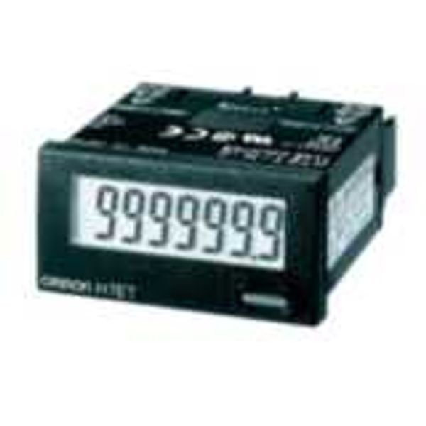 Time counter, 1/32DIN (48 x 24 mm), self-powered, LCD with backlight, image 1
