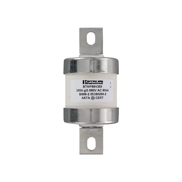 BS fuse-link IEC gG B4 690VAC 460VDC 355A BTMF Central Bolted Tag image 1