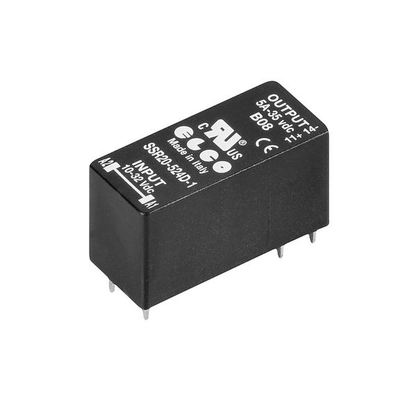 Solid-state relay, 10…32 V DC, 0…35 V DC, 5 A, Plug-in connection image 1