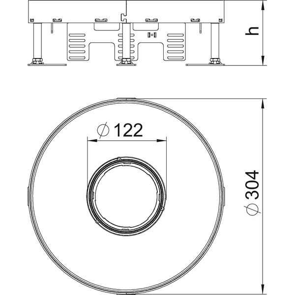 RKFR2 9 V20 Round cassette for tube ¨305mm image 2