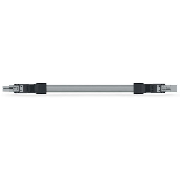 pre-assembled interconnecting cable Eca Socket/plug gray image 1