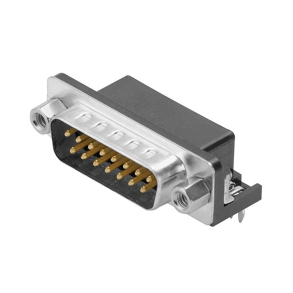 PCB plug-in connector data, Thread-bolt UNC 4-40, THT solder connectio image 1