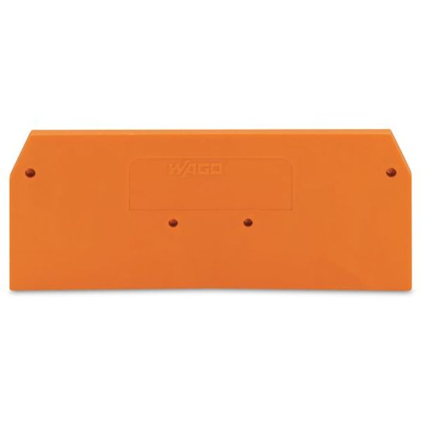 End and intermediate plate 2.5 mm thick orange image 1