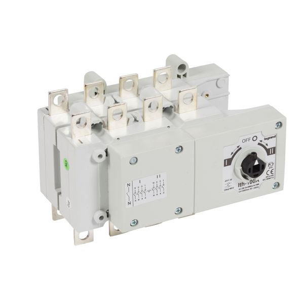 DCX-M changeover switche - size 2 - 3P+N - 100 A - I-O-II image 1