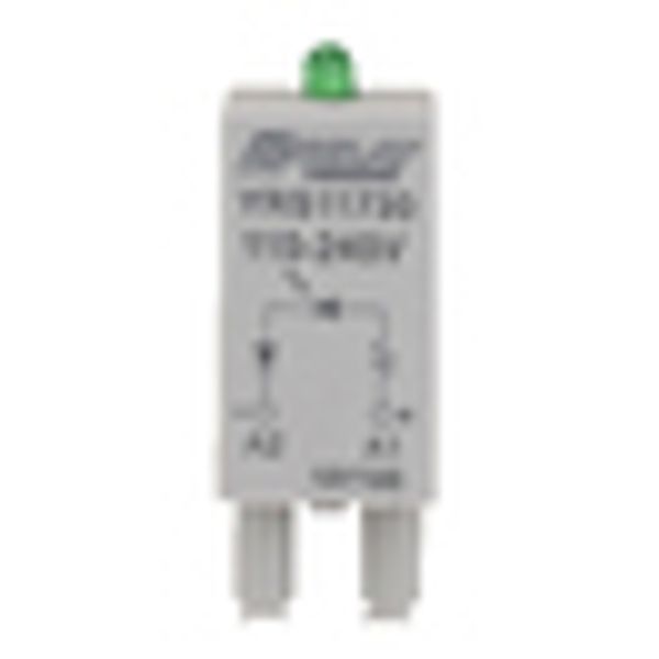 LED module green 110-240VAC for S-Relay socket image 2