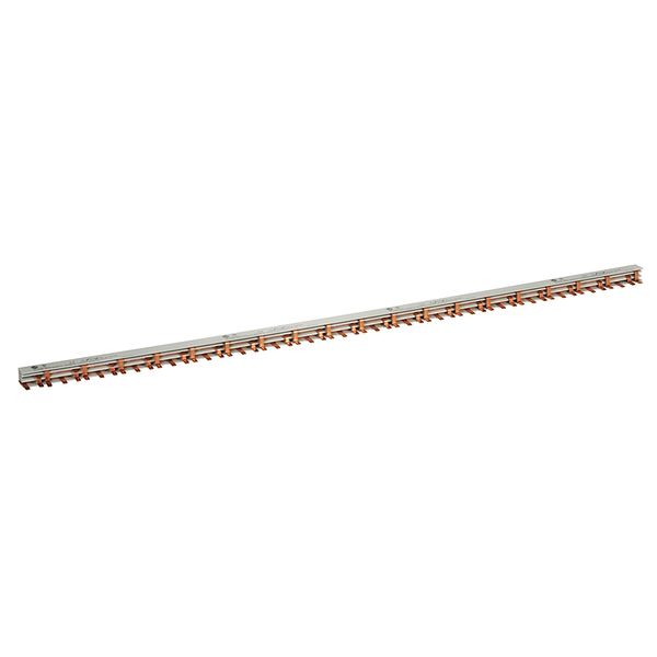 Busbar, 3-Phase, 80A, 19 Device per meter, 1 meter in Length image 1