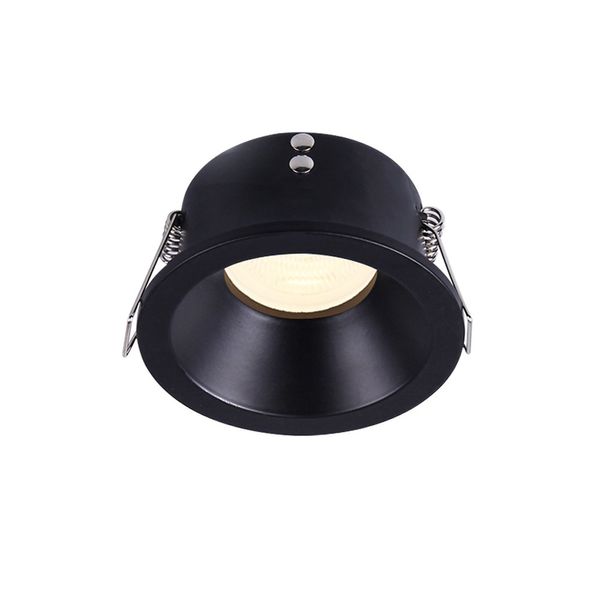 Alhambra Round Recessed Ceiling Fixed IP65 Black image 1