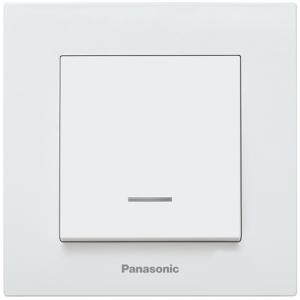 Karre Plus White (Quick Connection) Illuminated Switch image 1