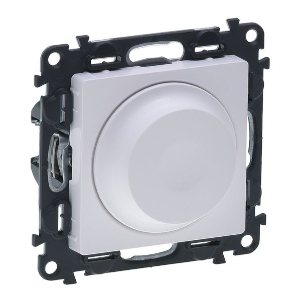 Rotary dimmer Valena Life - 240 V~ - 50 Hz - with cover plate - white image 1