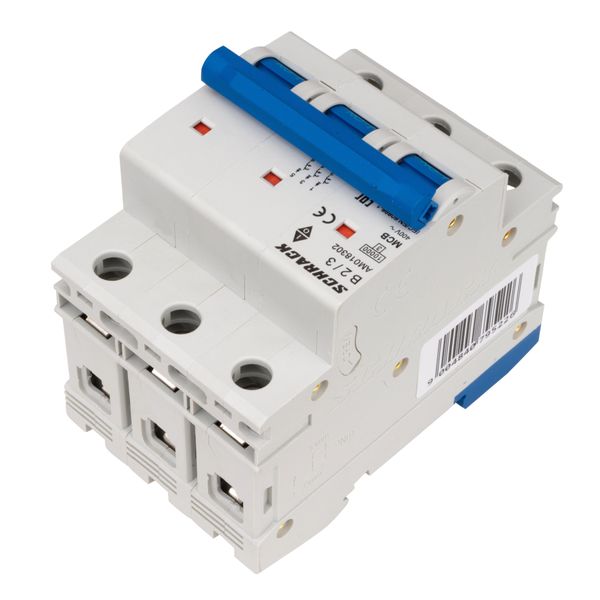 Miniature Circuit Breaker (MCB) AMPARO 10kA, B 2A, 3-pole image 7