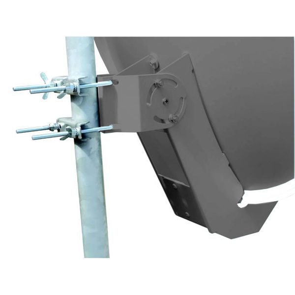 SAT Antenna 100/95cm,Alu,>40dB,double monobloc feed-arm,anth image 1