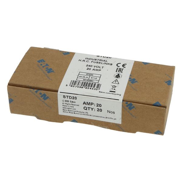 Fuse-link, LV, 20 A, AC 240 V, BS88, 12 x 47 mm, gL/gG, BS image 14