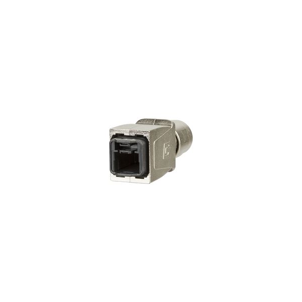 E-DAT Industry IP67 V14 plug housing for RJ45 unequipped image 1