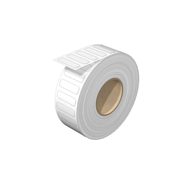 Device marking, halogen-free, Self-adhesive, 27 mm, Polyester, white image 1