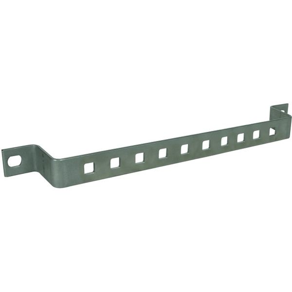 Earthing busbar StSt f. equipotential bonding w. 1 x 10 terminals image 1