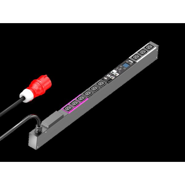 PDU metered, 16 A/400 V, 3~, 9 x C19 image 2