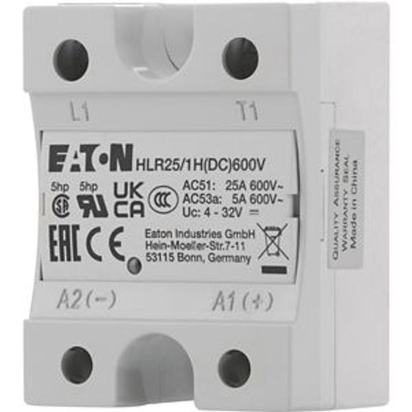 Solid-state relay, Hockey Puck, 1-phase, 25 A, 42 - 660 V, DC image 1