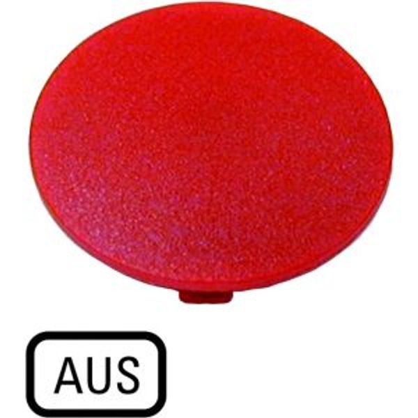 Button plate, mushroom red, OFF image 2