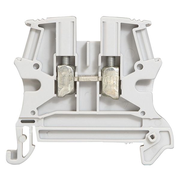 Terminal block Viking 3 - screw - 1 connect - 1 entry/1 outlet - pitch 8 - grey image 1