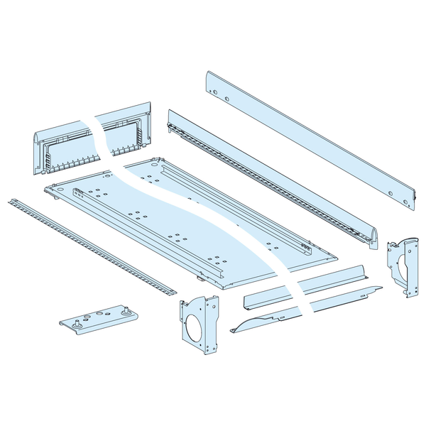 EXTENSION FLOOR-ST.ENC.W600 30M G IP30 image 1