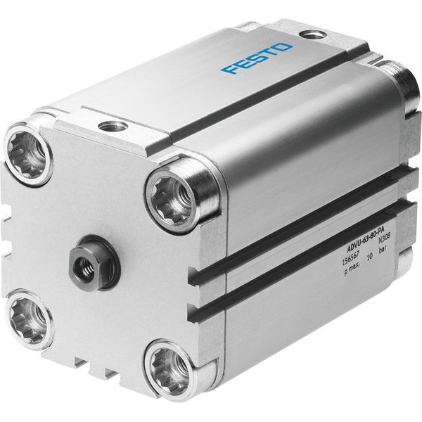 ADVU-80-15-P-A Compact air cylinder image 1