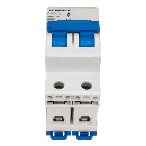 Miniature Circuit Breaker (MCB) AMPARO 10kA, C 50A, 2-pole image 2