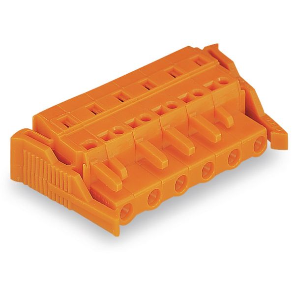 1-conductor female connector CAGE CLAMP® 2.5 mm² orange image 3