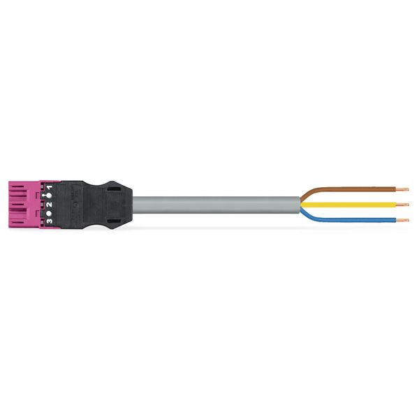 pre-assembled connecting cable B2ca Plug/open-ended pink image 1