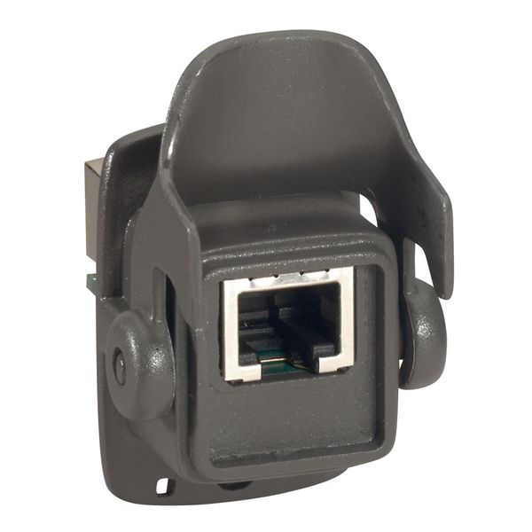 Kit for cable protection - flush-mounting base + plug image 1