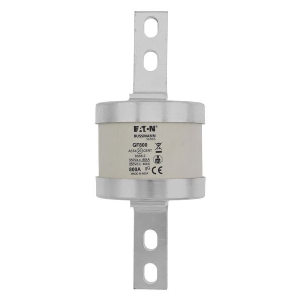 Fuse-link, low voltage, 710 A, AC 550 V, DC 250 V, BS88/C3, 83 x 210 mm, gL/gG, BS image 8