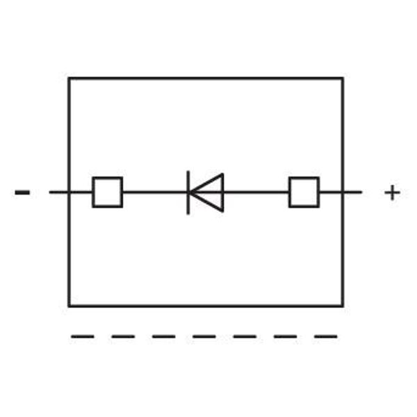 Component plug for carrier terminal blocks 2-pole gray image 4