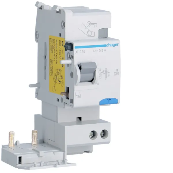 Diff block. 2P 25A 300 mA type HI 2M image 1