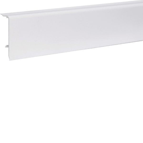 Skirting lid w.2 lips 20x70,pure white image 1