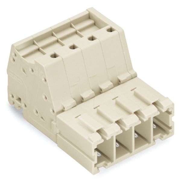 831-3205 1-conductor male connector; Push-in CAGE CLAMP®; 10 mm² image 1