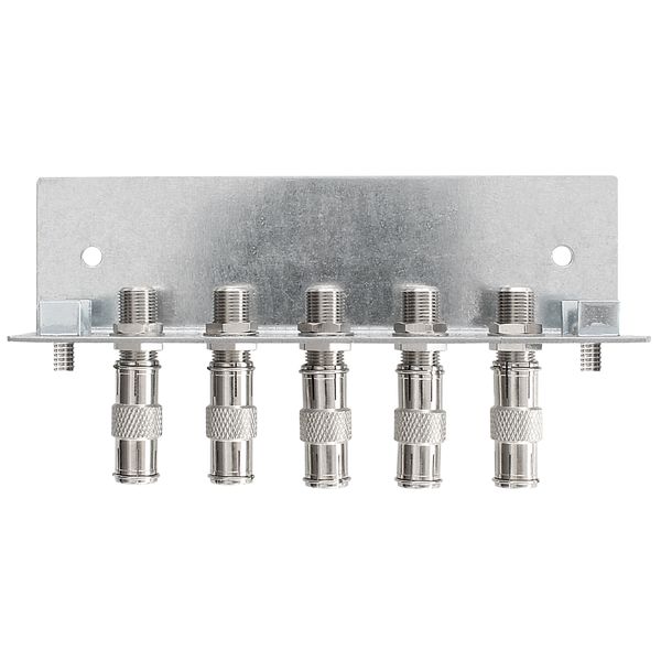 Earthing angles, 5 connectors, acc. to EN 60728-11, QEW5-12 image 3