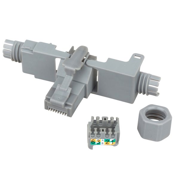 RJ45 plug C6a UTP, on-site installable,f.solid wire,straight image 10