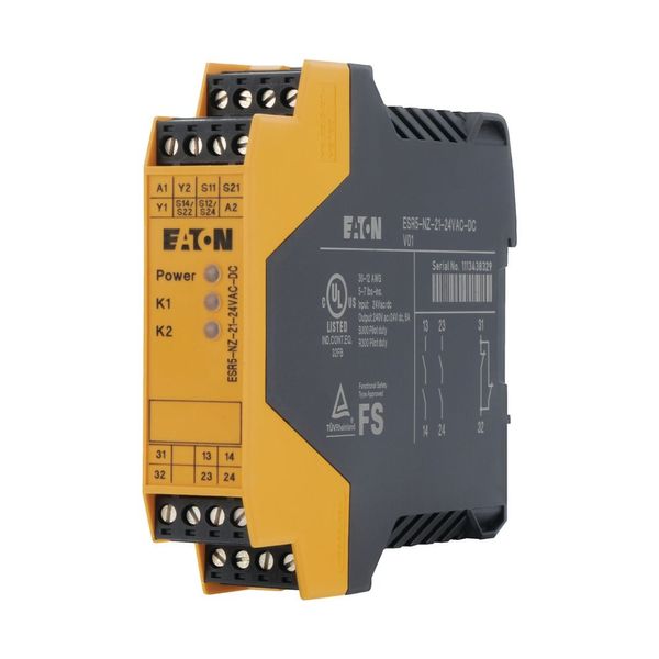 Safety two-hand relay, 24VDC/AC, 2-channel, 2 enabling paths image 9