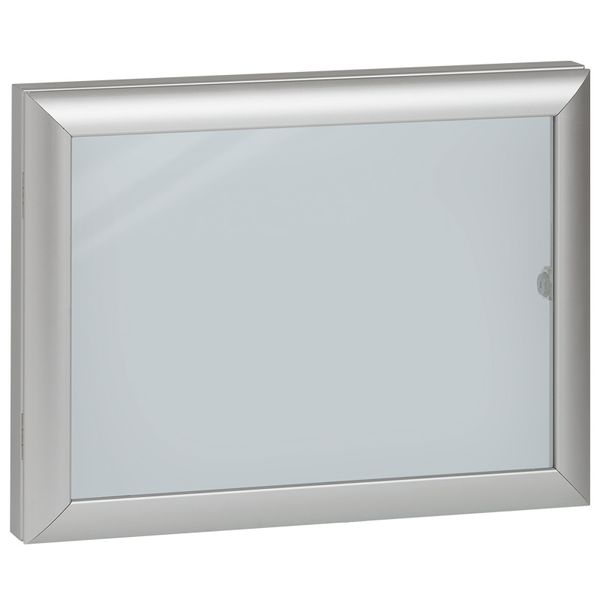 Hinged glass door - for cabinets - IP54 - width 500 x height 500 mm image 1