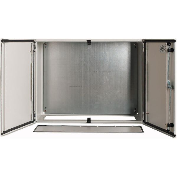 Wall enclosure with mounting plate, HxWxD=600x800x300mm, 2 doors image 16