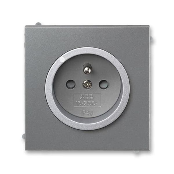 5599M-A02357 73 Socket outlet with earthing pin, with surge protection image 1