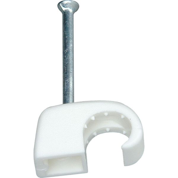 Iso clamps 7-10, w. steel pin, white image 1