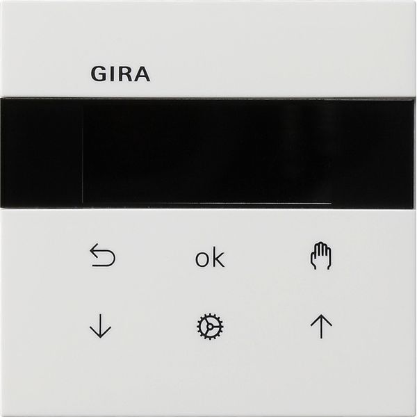 S3000 blind timer + timer Display Gira F100 p.white image 1