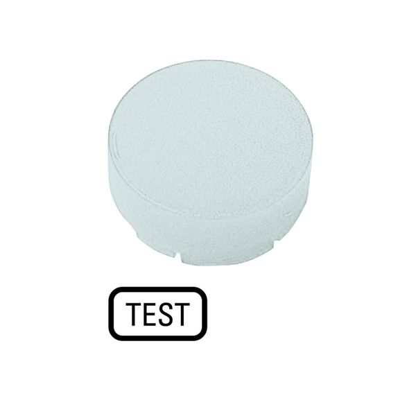 Button lens, raised white, TEST image 4