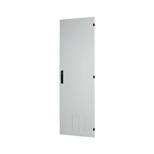 Section wide door, ventilated, right, HxW=2000x800mm, IP42, grey image 2