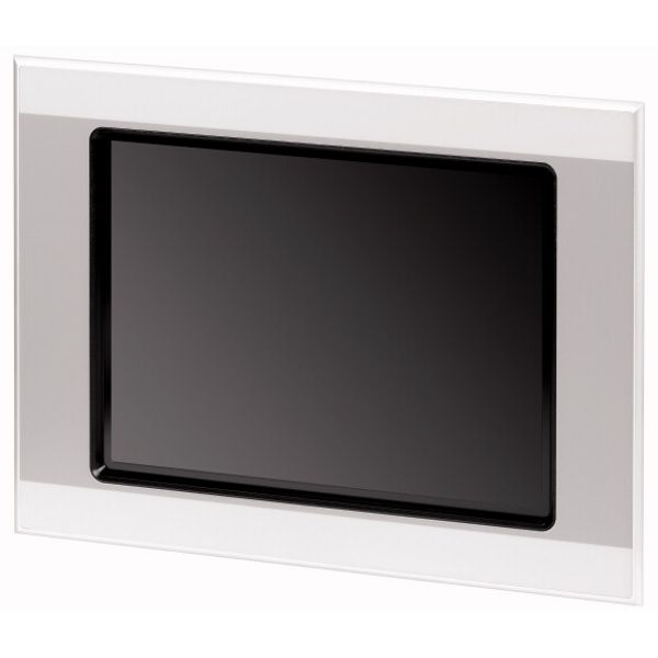 Single touch display, 12-inch display, 24 VDC, 800 x 600 px, 2x Ethernet, 1x RS232, 1x RS485, 1x CAN, 1x DP, PLC function can be fitted by user image 1
