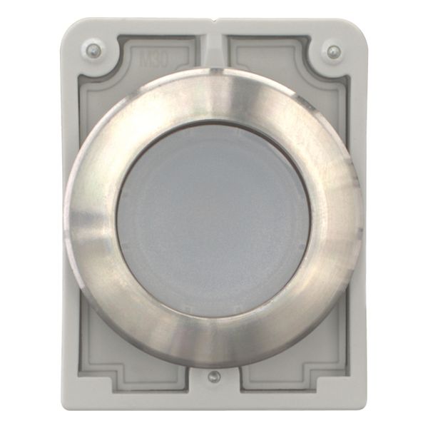 Illuminated pushbutton actuator, RMQ-Titan, flat, maintained, White, blank, Front ring stainless steel image 11